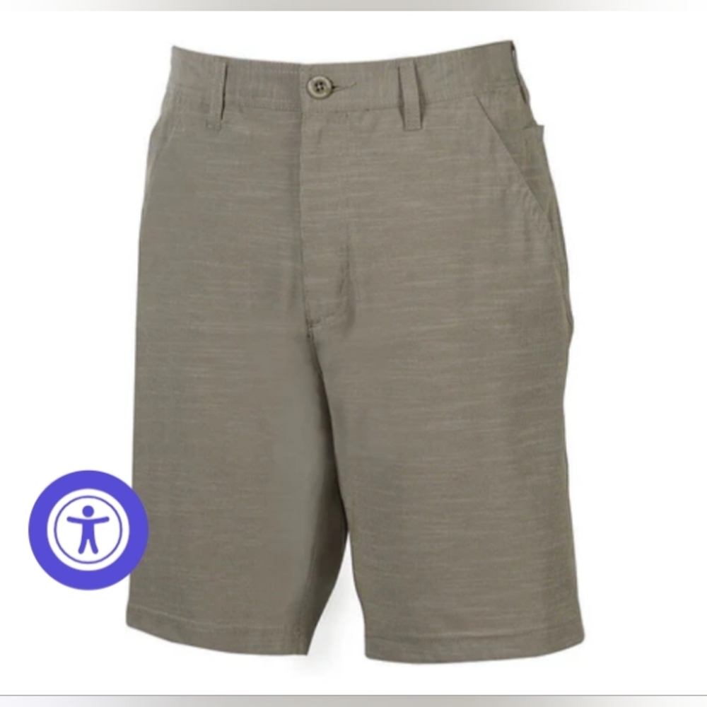 Weekenders Men's Khaki Flat Front Shorts